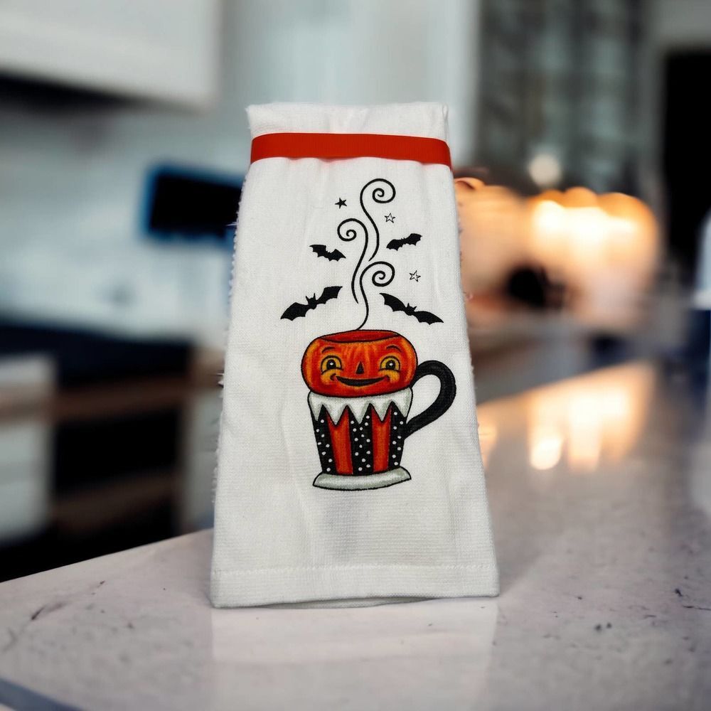 Johanna Parker Halloween Kitchen Towels Set of 2